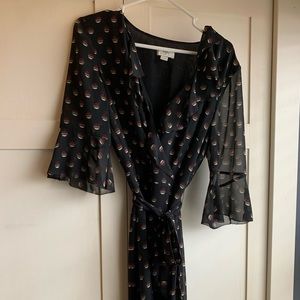 Loft dress with subtle pattern